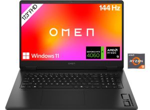 0198415131843 - OMEN Gaming-Notebook OMEN 17-db0095ng Notebooks Gr 32 GB RAM 1000 GB SSD Ryzen 9 Windows 11 Home schwarz (shadow black)