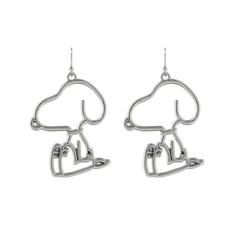0198660023580 - Snoopy Ohrhänger silberfarben 0198660023580 - Snoopy Ohrhänger silberfarben