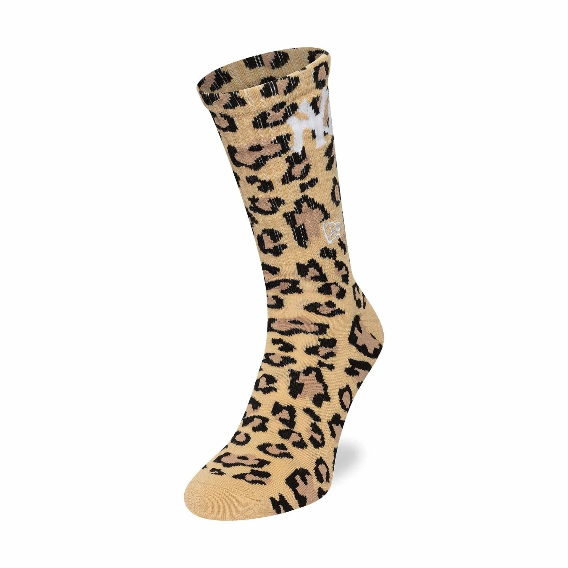 0198759013249 - New York Yankees Socken Leopard Crew 0198759013249 - New York Yankees Socken Leopard Crew