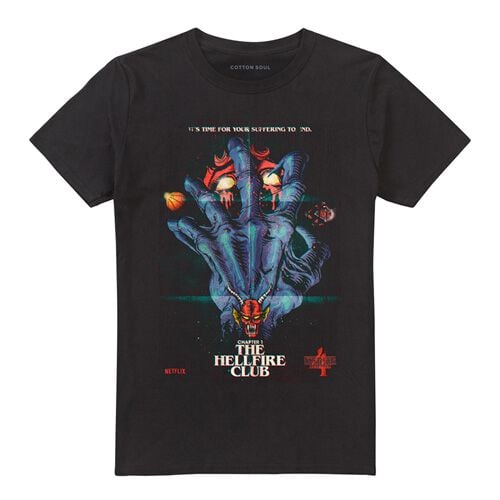 0199474262172 - Hellfire Poster T-Shirt schwarz in L