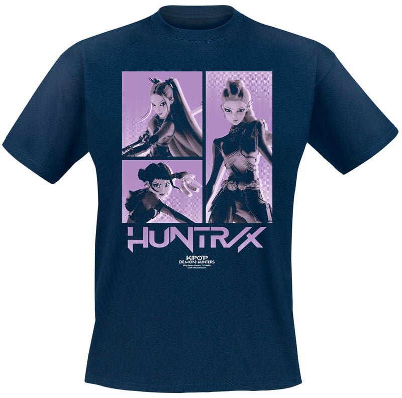 0199756925764 - Huntrix T-Shirt navy in XL