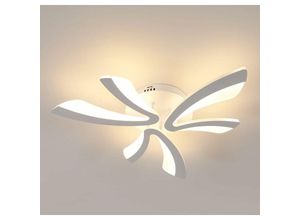 0260986937404 - Aiskdan - Moderne led Deckenleuchte 36W 4000LM - Kreatives V-Design Weiße Acryl Deckenlampe für Schlafzimmer Wohnzimmer Restaurant Küche - Warmes