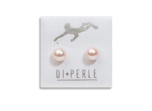 0305394690814 - Paar Ohrstecker DI PERLE Damen Perlenschmuck 925 Silber Süsswasser Perlen Ohrstecker Ohrringe Gr Damen weiß Damen Perlenschmuck