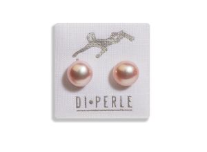 0305394691569 - Paar Ohrstecker DI PERLE Damen Perlenschmuck 585 Gelbgold Süsswasser Perlen Ohrstecker Ohrringe Gr Damen beige (naturfarbe) Damen Ohrstecker Perlenschmuck