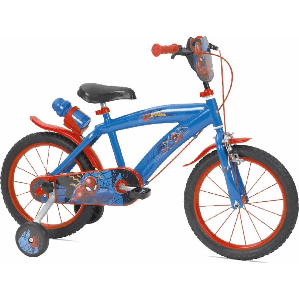 0324472190114 - Kinderfahrrad 16 Zoll Spiderman - Sicheres und Spaßiges Design