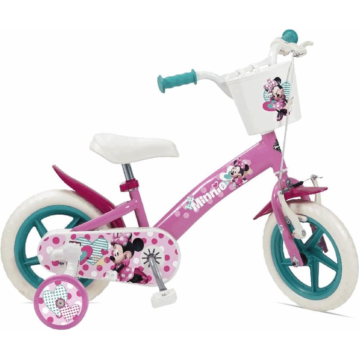 0324472243124 - Kinderfahrrad 12 Zoll Minnie - Sicheres und Spaßiges Design