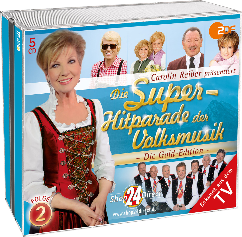 0600753937426 - Carolin Reiber präsentiert Die Superhitparade der Volksmusik Folge 2 - Die Gold-Edition 0600753937426 - Carolin Reiber präsentiert Die Superhitparade der Volksmusik Folge 2 - Die Gold-Edition