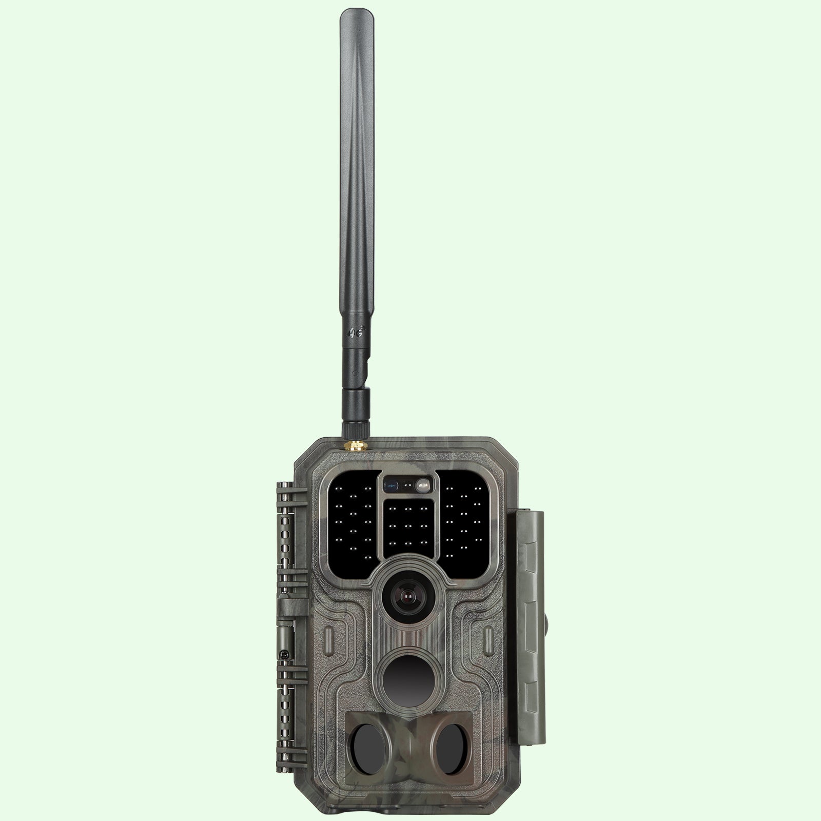 0601673916133 - 4G LTE Wildkamera Fotofalle Wildtierkamera mit SIM-Karte 120° Bewegungserkennung 48MP 1296P Nachtsicht IP66 wasserdicht und 32GB SD Karte A390G Red
