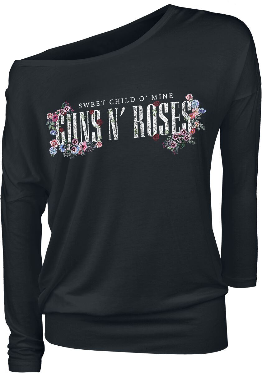 0602438397709 - Guns N Roses Sweet child Flowers Langarmshirt schwarz in S