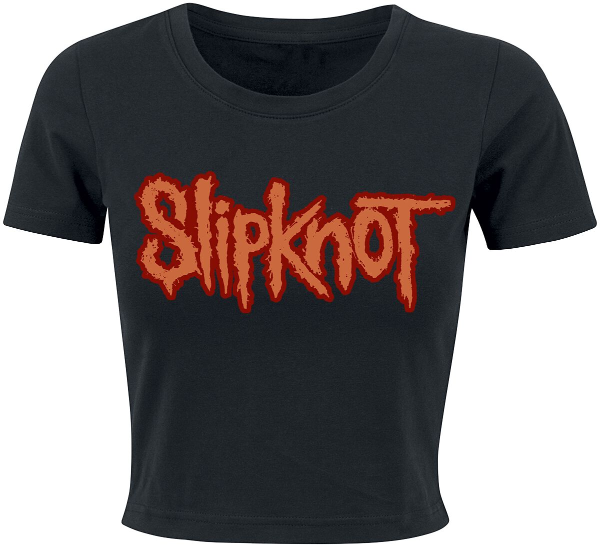 0602438398911 - Orange Logo T-Shirt schwarz in S