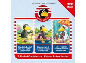 0602438659579 - Der kleine Rabe Socke - 3-CD Hörspielbox Vol 3 - Der kleine Rabe Socke (Hörbuch)