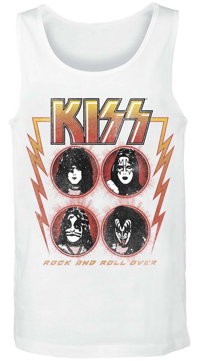 0602445569571 - Rock And Roll Over Lightning Tank-Top weiß in XXL