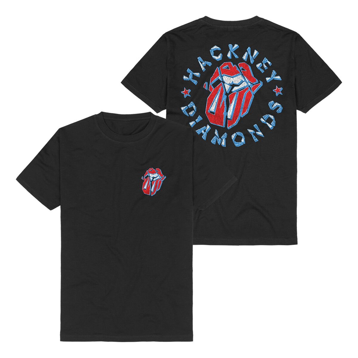 0602458511697 - Hackney Diamonds Circle Tongue T-Shirt schwarz in S