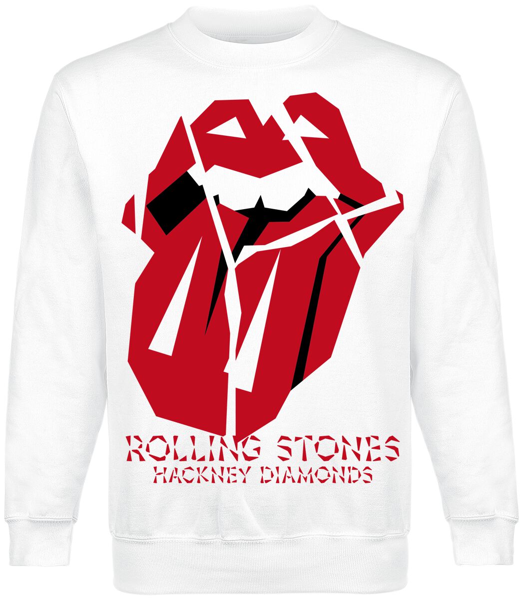 0602458600827 - Diamond Tongue White Crewneck Sweatshirt weiß in S