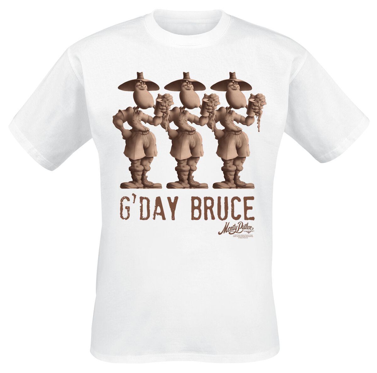 0602465085051 - Bruce T-Shirt weiß in L