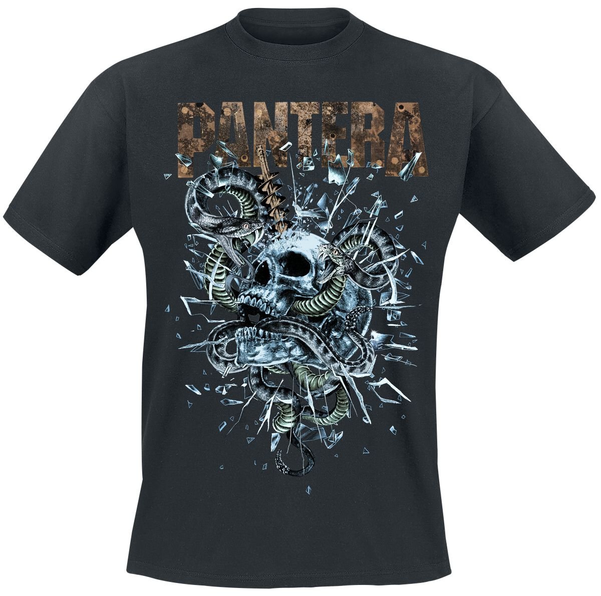 0602475153160 - Skull & Snakes T-Shirt schwarz in M