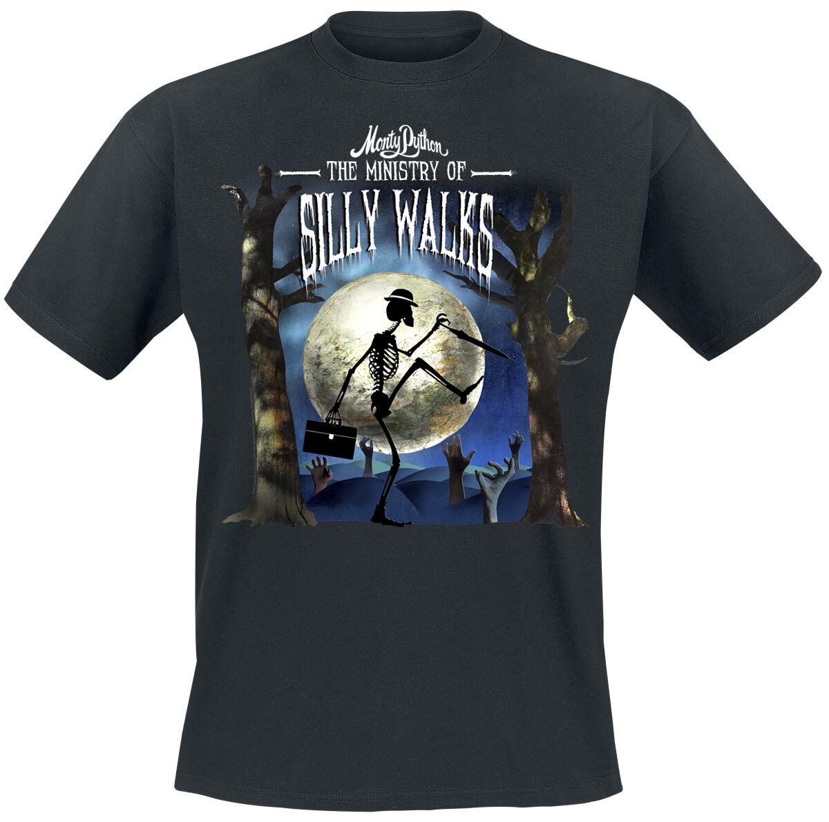 0602475635086 - Silly Walks Halloween T-Shirt schwarz in S