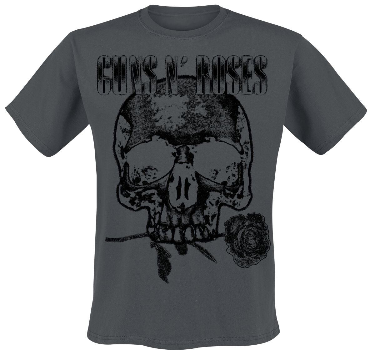 0602475706052 - Guns N Roses Skull Tour T-Shirt charcoal in S