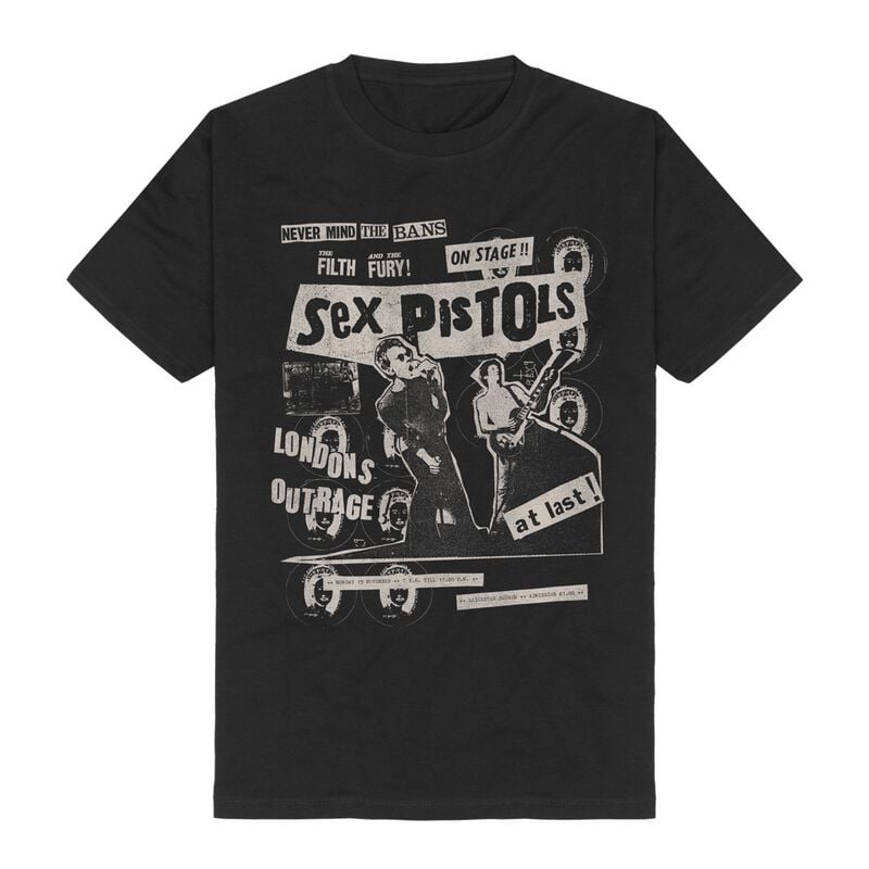 0602475707080 - Londons Outrage T-Shirt schwarz in L