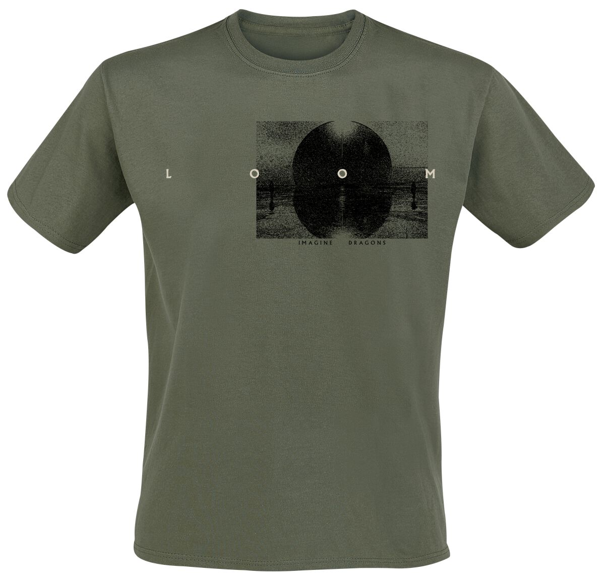 0602475941354 - Loom Dark Circle T-Shirt grün in XL 0602475941354 - Loom Dark Circle T-Shirt grün in XL