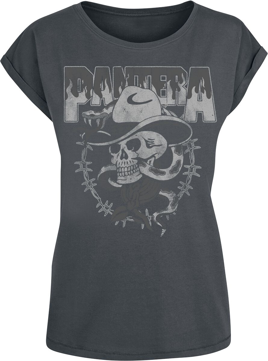 0602475941873 - Cowboy Skull T-Shirt charcoal in M 0602475941873 - Cowboy Skull T-Shirt charcoal in M