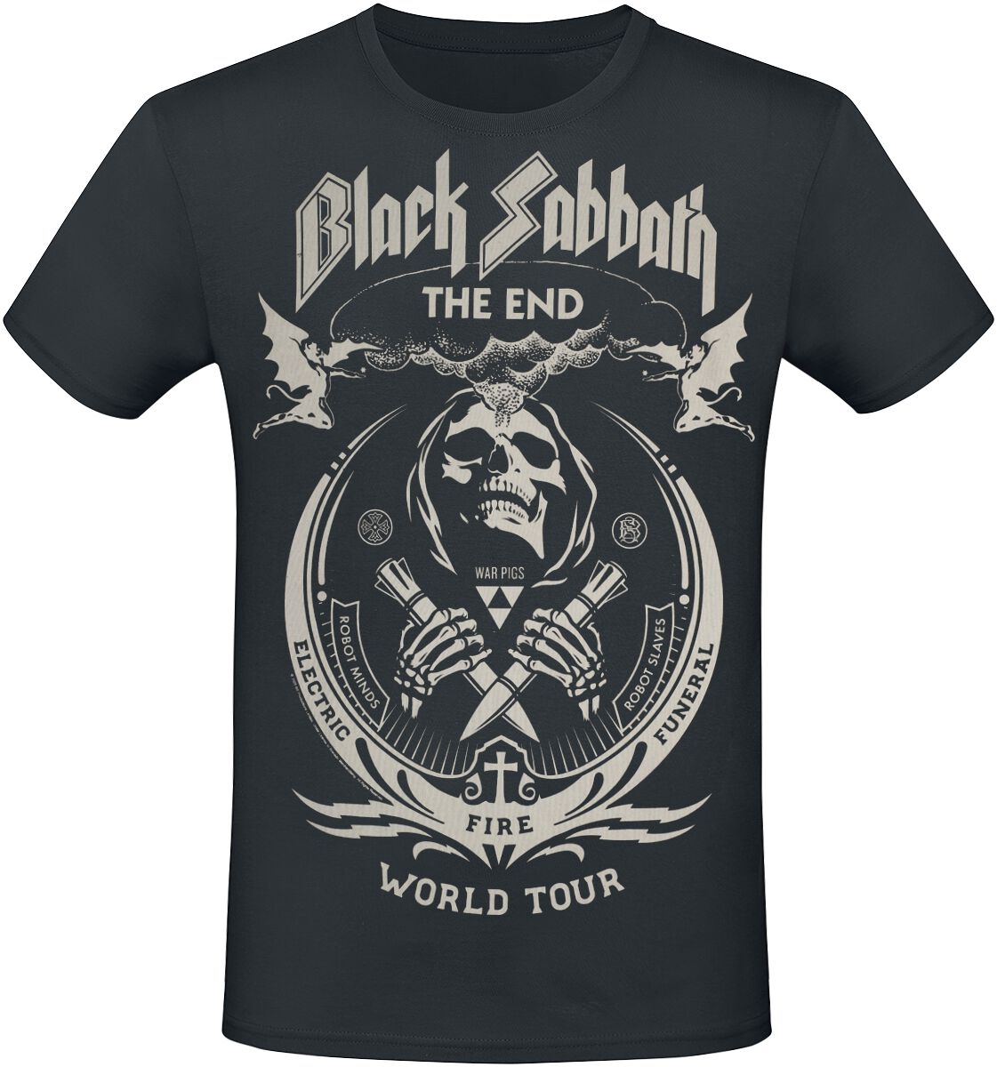0602478224461 - The End Grim Reaper - Heavyweight T-Shirt schwarz in XL 0602478224461 - The End Grim Reaper - Heavyweight T-Shirt schwarz in XL