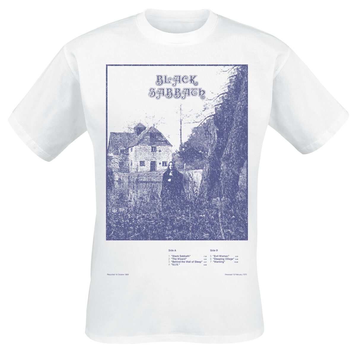 0602478323881 - Self Titled Tracklist T-Shirt weiß in XL