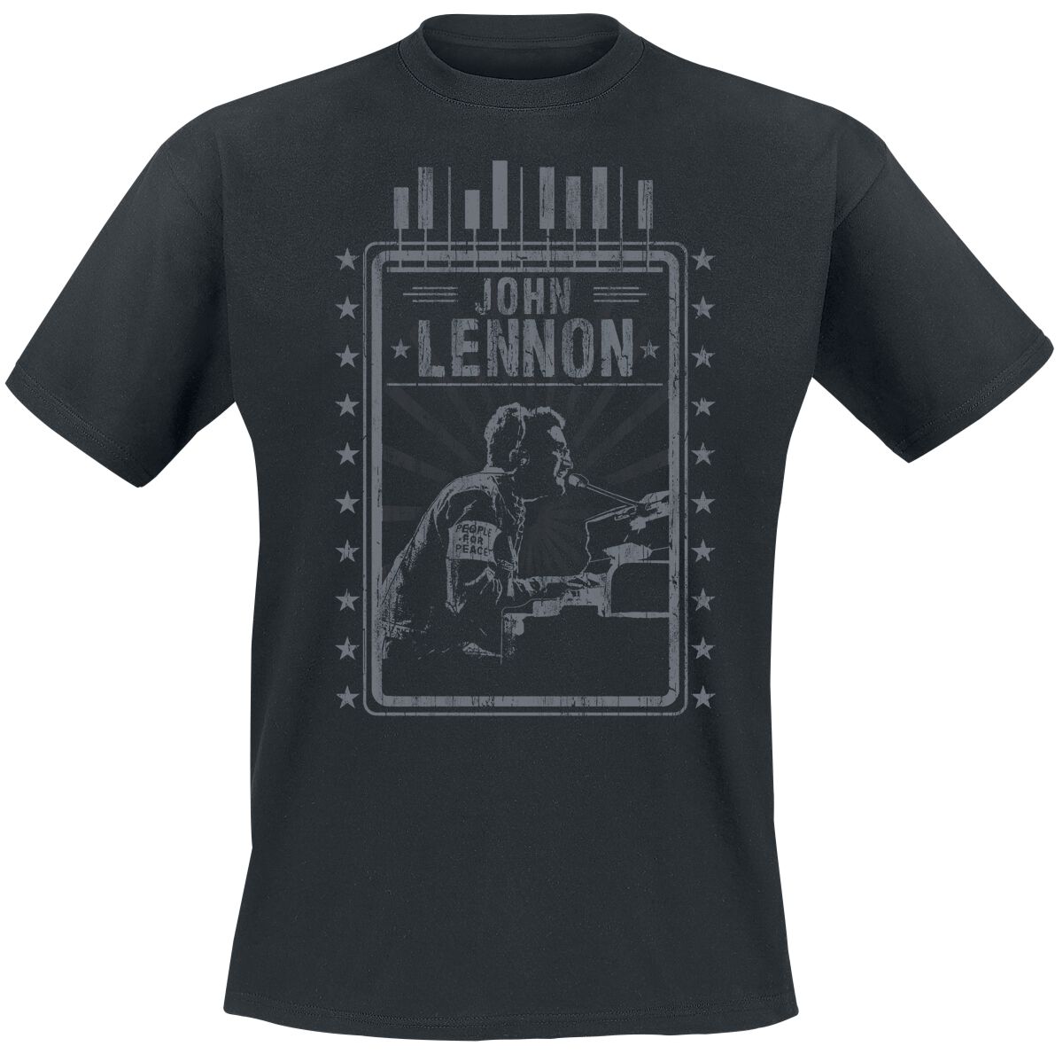 0602478324208 - Piano T-Shirt schwarz in L
