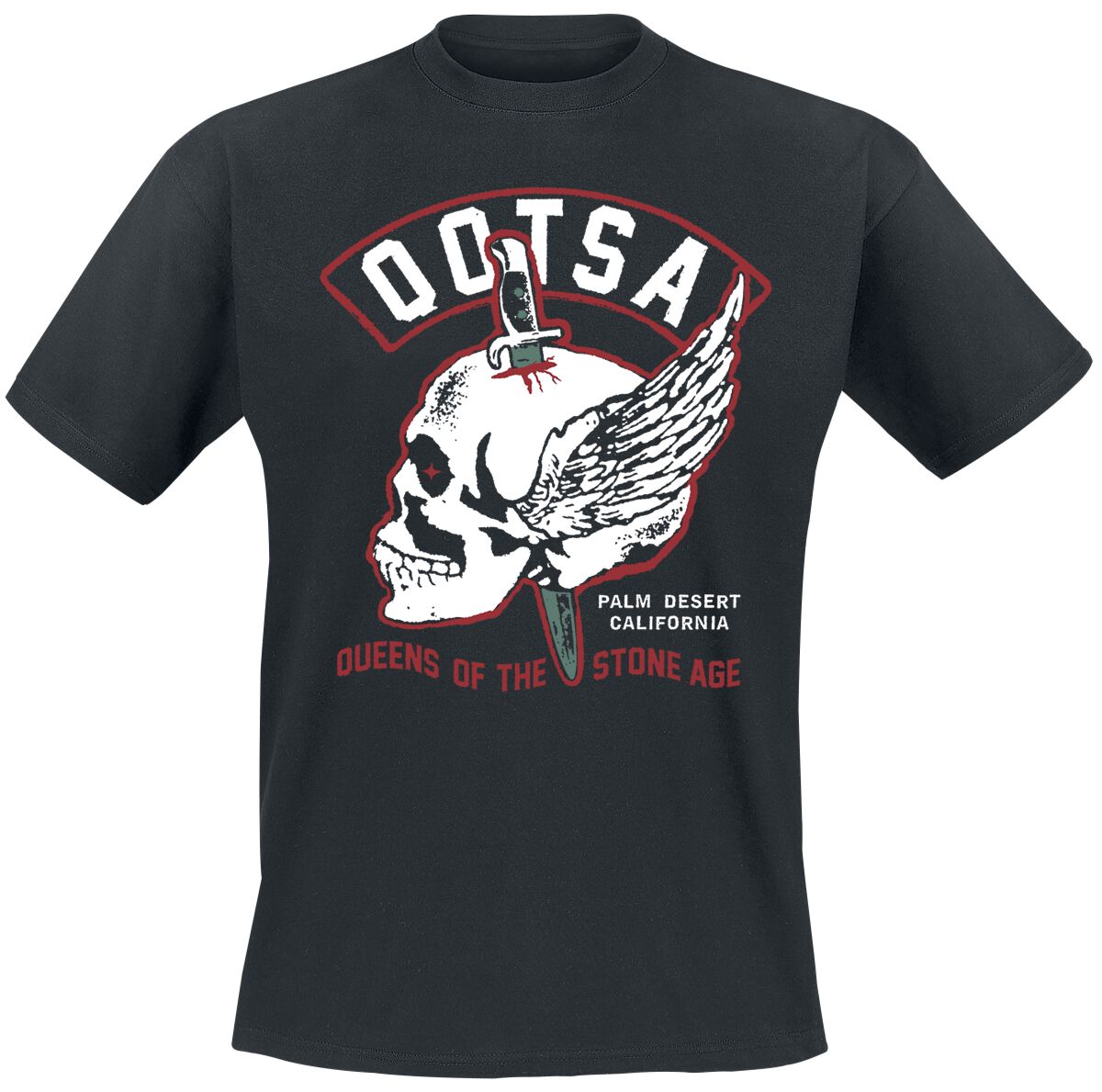 0602478635991 - QOTSA Skull T-Shirt schwarz in M