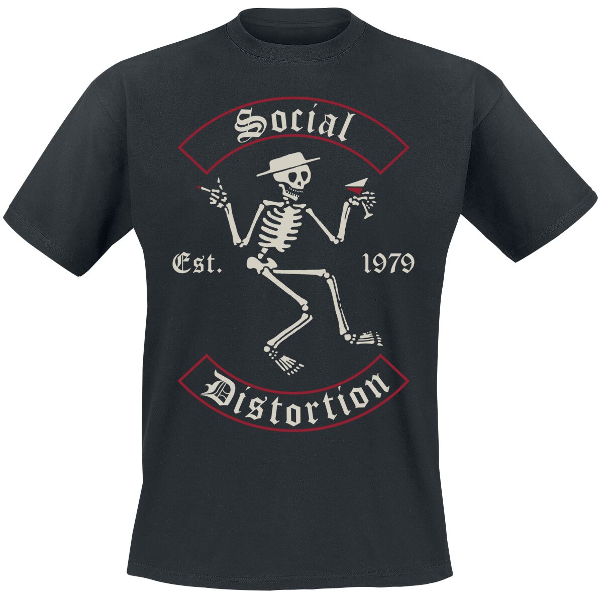 0602478721908 - Skelly Banner T-Shirt schwarz in M