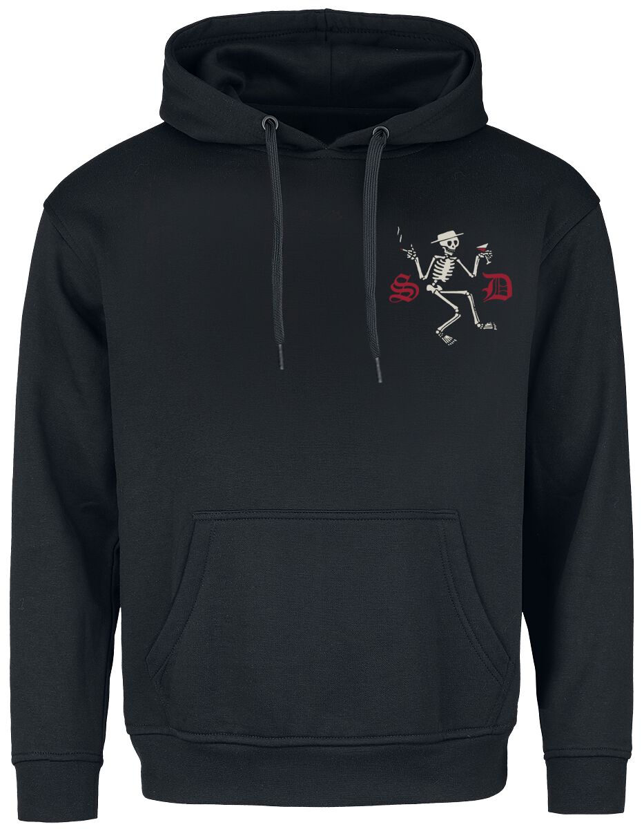 0602478722189 - Skelly Banner Kapuzenpullover schwarz in L 0602478722189 - Skelly Banner Kapuzenpullover schwarz in L