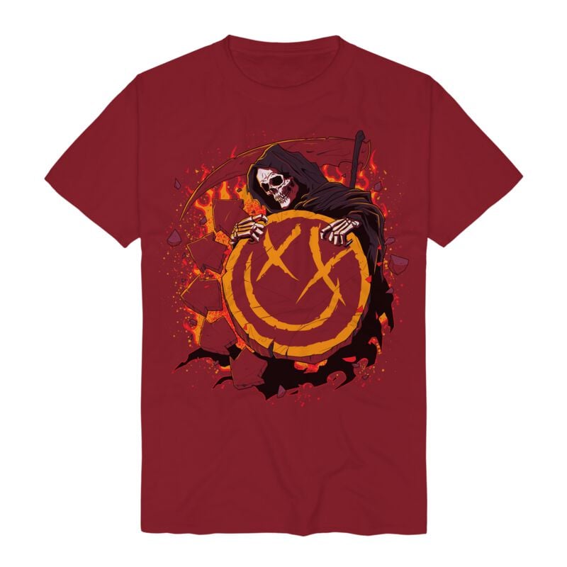 0602478797422 - Reaper Smile T-Shirt rot in L 0602478797422 - Reaper Smile T-Shirt rot in L