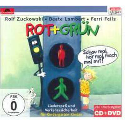 0602527075464 - Rot + Grün- Schau Mal Hör Mal Mach Mal Mit! - Rolf Zuckowski Beate Lambert Ferri Feils (Audio CD mit DVD)