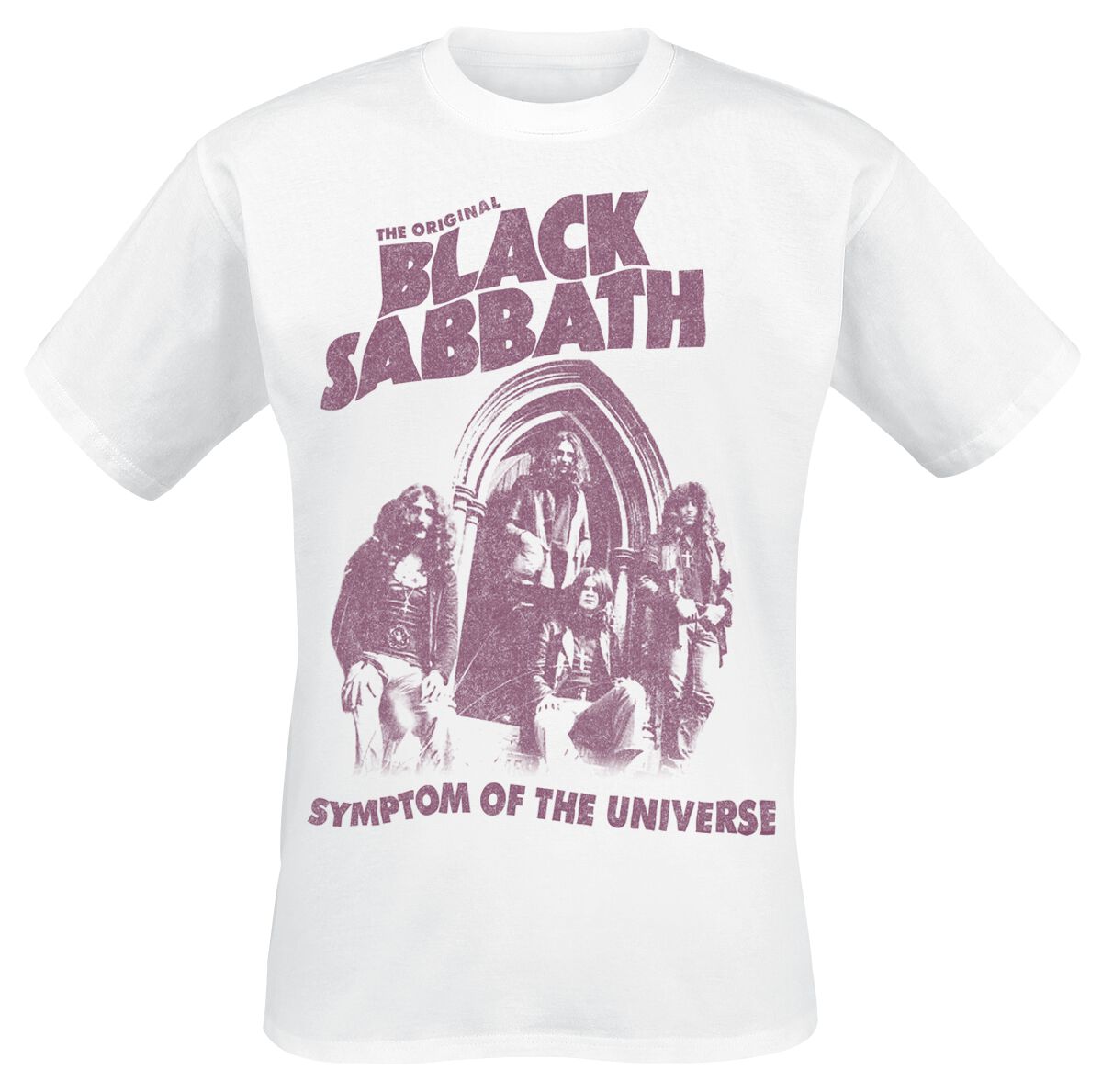 0602557925524 - Symptom Of The Universe T-Shirt weiß in 4XL