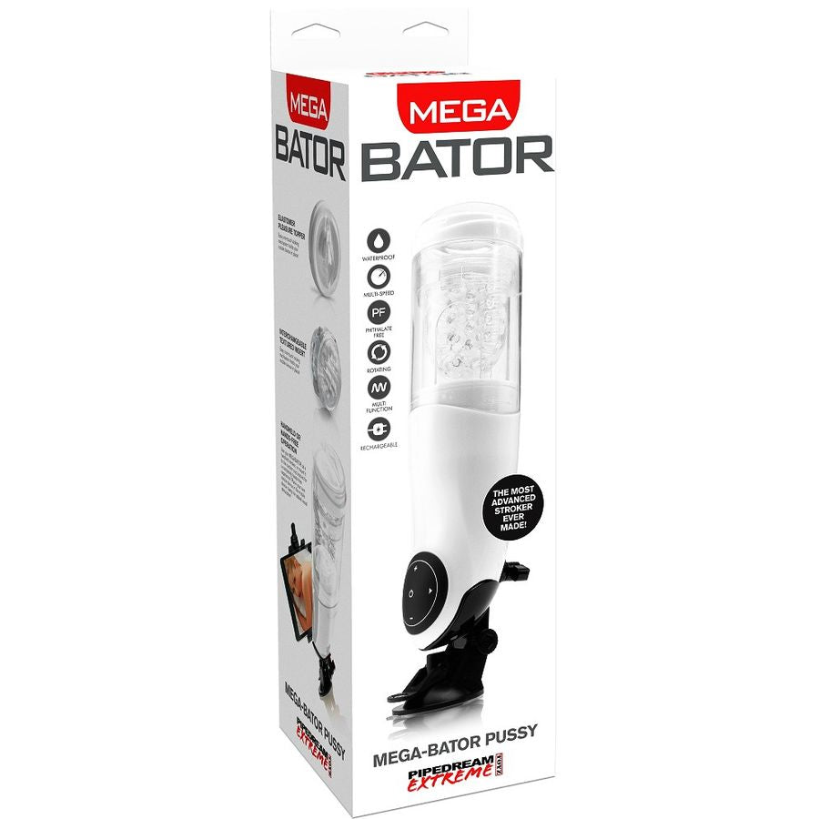 0603912358667 - - PDX MEGA BATOR USB-MNNLICHER MASTURBATOR VAGINA WEISS