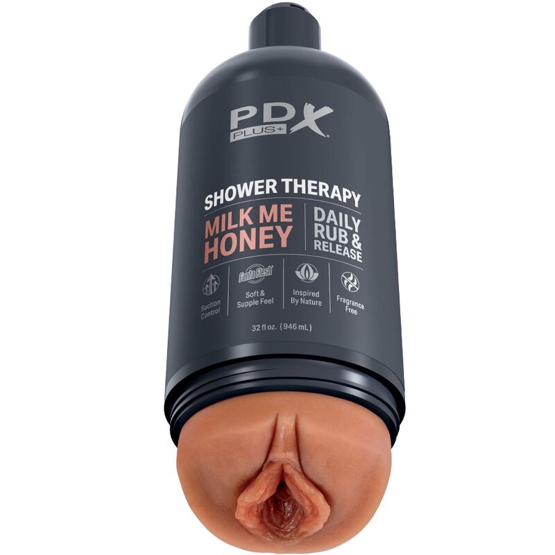 0603912774542 - PDX PLUS - STROKER MASTURBATOR DISKRETES FLASCHENDESIGN MILK ME HONEY CANDY SHAMPOO