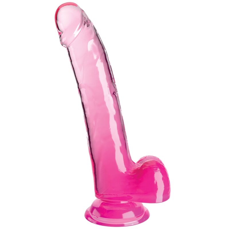 0603912775051 - - CLEAR DILDO MIT HODEN 203 CM ROSA