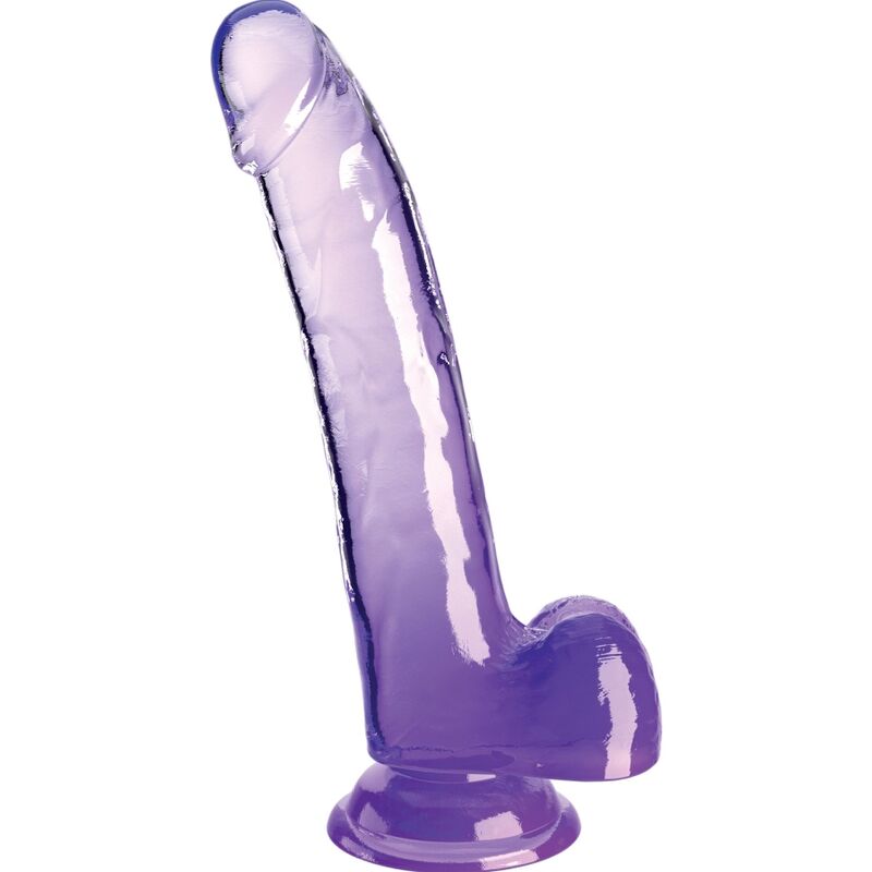 0603912775068 - - CLEAR DILDO MIT HODEN 203 CM LILA