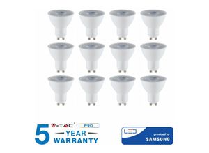 0604220596949 - Vtac - 12 v-tac GU10 bulbs Strahler 8 Watt Weißes Licht 3000K 4000K 6400K-Natürlich