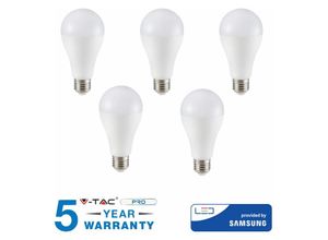 0604220597359 - Vtac - led glühbirnen 15 w E27 v-tac samsung natürlich warmweiss kalt 5 stück