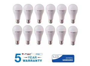 0604220597885 - Vtac - led glühbirnen 11 w E27 v-tac samsung warmes naturweiss kaltweiss 12 stück