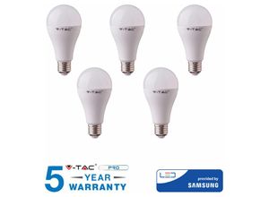 0604220598301 - Vtac - led glühbirnen 20 w E27 v-tac samsung natürlich warmweiss kalt 5 stück