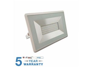 0604220600479 - V-Tac 10w 20w 30w 50w 100w Slim Led Leuchtturm Für Aussen Ip65-50w Kalt Led Leuchten