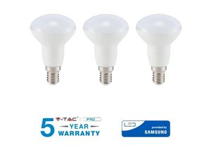 0604220601254 - Vtac - 3 v-tac samsung E14 6W R50 natürlich kalt led glühbirnen VT-250-WARM