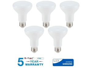 0604220601650 - Vtac - led glühbirnen E27 10 watt warm kalt natürlich v-tac samsung 5 stück