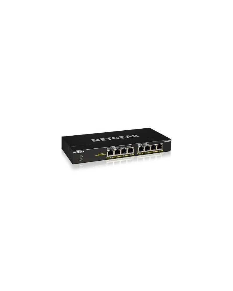 0606449146851 - GS308PP Unmanaged Gigabit Ethernet (10 100 1000) Power over Ethernet (PoE) Schwarz - Netgear