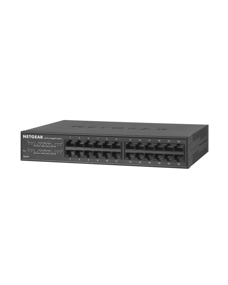 0606449152012 - Netgear GS324 Unmanaged Gigabit Ethernet (10 100 1000) Schwarz