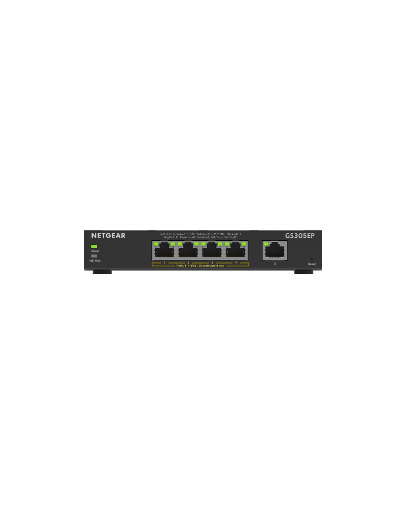 0606449153149 - GS305EP-100PES GS305EP 5-Port Gb Eth PoE+ Smart Mgd Plus Switch GS305EP-100PES 0606449153149