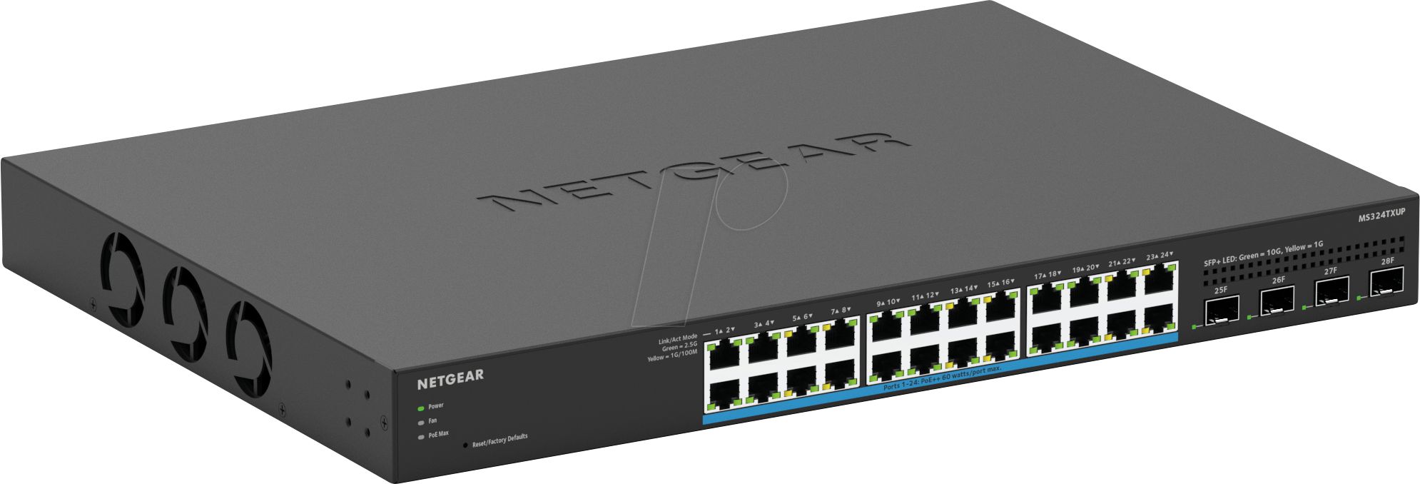 0606449165265 - NETGEAR MS324TXU - Switch 28-Port 25 Gigabit Ethernet PoE++ SFP+