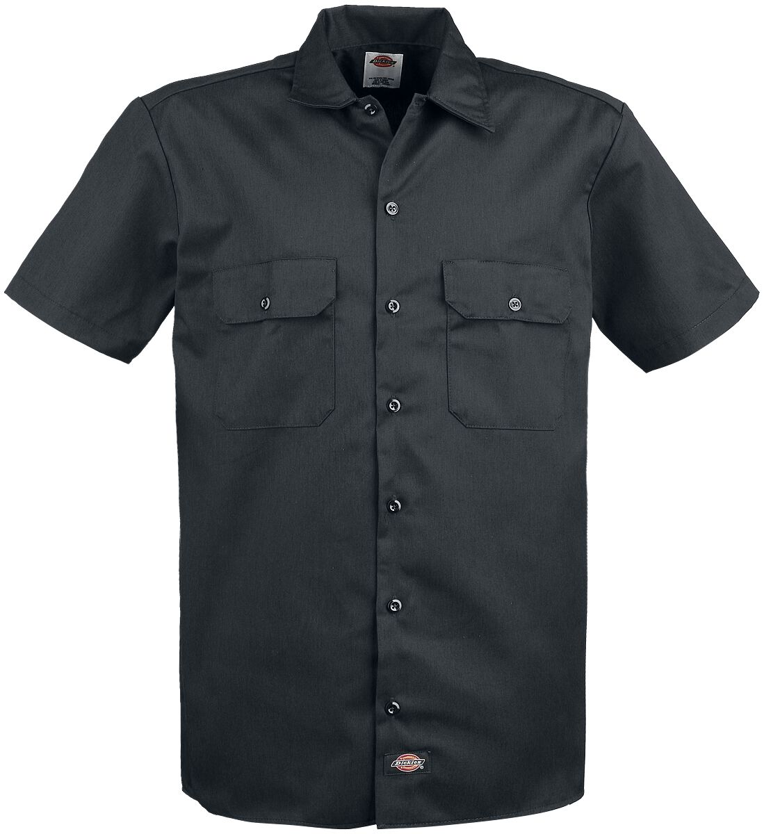 0607645072890 - Short Sleeve Work Shirt Kurzarmhemd schwarz in 3XL 0607645072890 - Short Sleeve Work Shirt Kurzarmhemd schwarz in 3XL